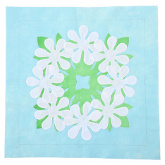 キャシー中島のマンスリーキルト しあわせ色のキルト 基本 ティアレ レイのハワイアンキルトのパターン Nhk出版